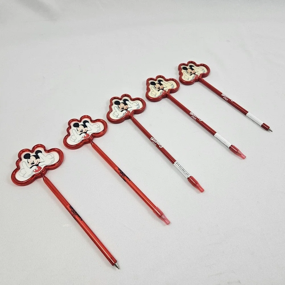 Vintage Disney Cast Member Writing Pen Lot 5 Mickey Mouse Casting Scout 1997